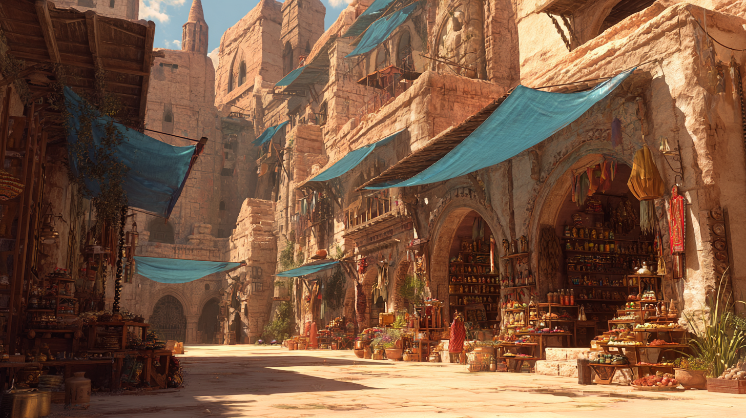 The market exterior, second angle