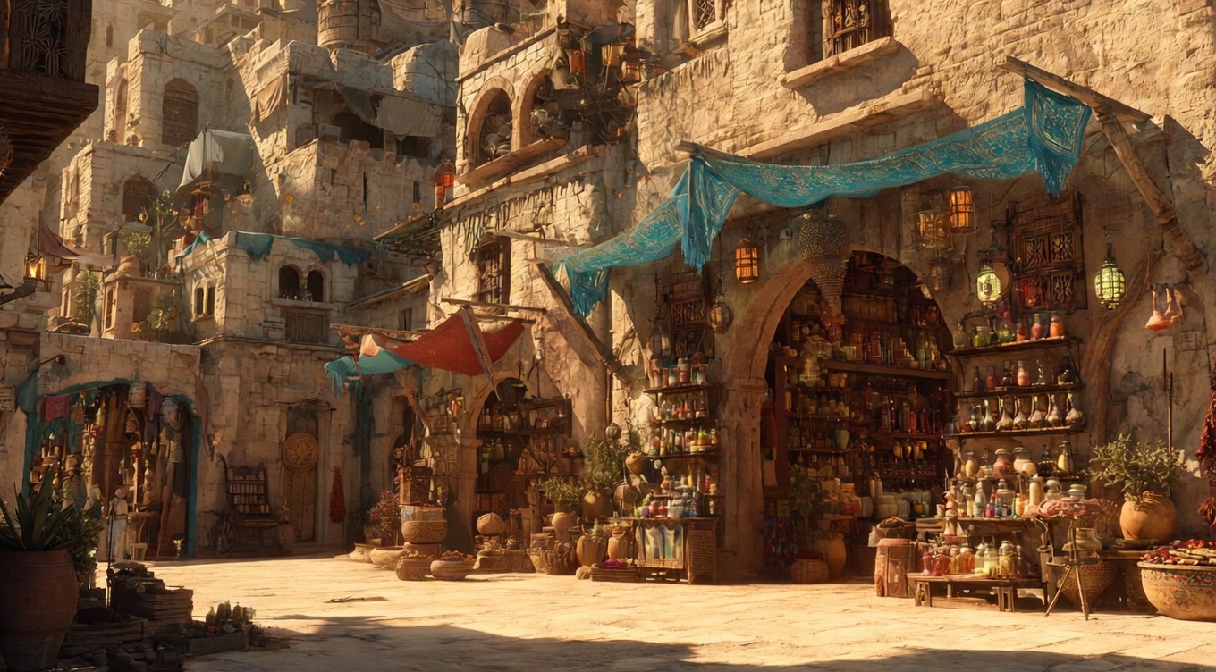 The market exterior
