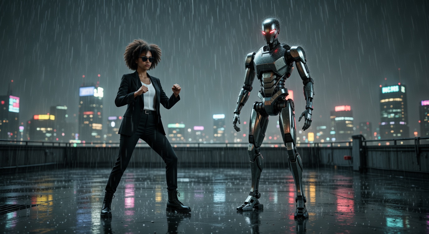 Naomi and robot scene test